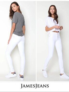 James Jeans Twiggy White Skinny Jeans | Size 29